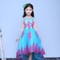 儿童礼服主持演出服花童夏女童婚纱童装公主裙钢琴纱裙晚礼服拖尾