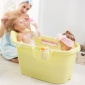 宝宝洗澡盆新生幼儿可坐躺婴儿沐浴盆0-3岁6防滑儿童大号超大bb盘