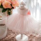 韩版女童中小童高端婚纱连衣裙宝宝蓬蓬礼服裙女童公主裙